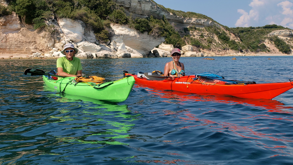 Les B&B font du kayak de mer